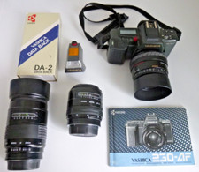 Spiegelreflexkamera Yashica 230-AF mit viel Zubehör Sigma, super Zustand