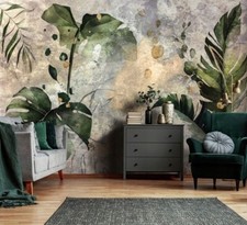 Fototapete Blätter grün