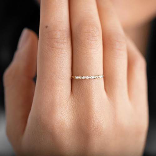Diamant damen memory goldring - damen,