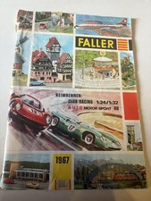 Faller H0 und AMS 124+132 Club Racing  Prospekt Katalog 1967