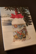 Hutschenreuther Weihnachtsglocke 1991 Nordpol Porzellan - OVP - wie neu