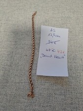 Pierre Lang Armband 17,5cm "Braided Heart" Roségold