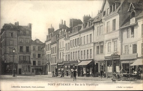 Pont audemer eure rue de - audemer, eure,