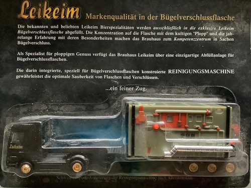 Miniatur werbetruck mercedes - werbetruck,