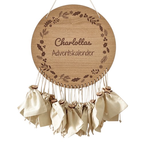Adventskalender aus holz - aus, –