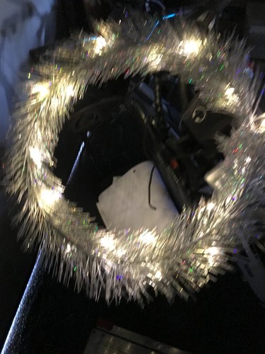 Weihnacht kranz silber - weihnacht,