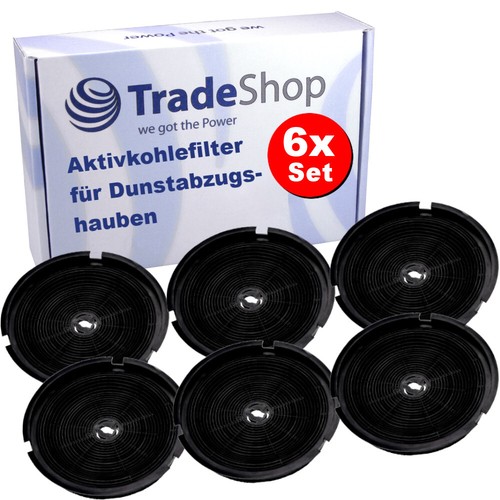 Aktivkohlefilter - 6x,