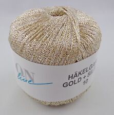 25g ONline Häkelgarn Gold +