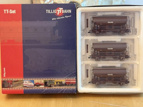 Tillig 3er set schüttgutwagen - set,