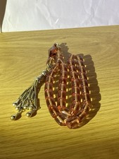 Alman Blok 🎲 Zar Kapsül Tesbih 33 Püsküllü Diament Hitame Gebetskette 📿Rosary