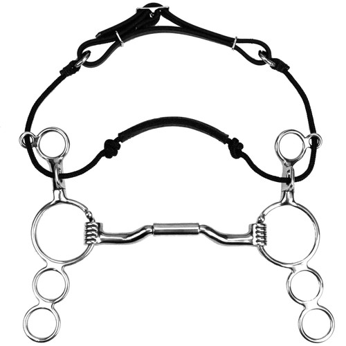 Myler ring combination bit - myler, 3-ring