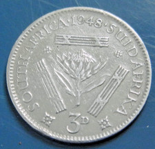 Südafrika 3 Pence 1948