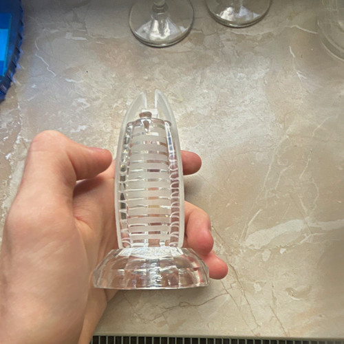 Transparente glas skulptur - transparente, glas-skulptur