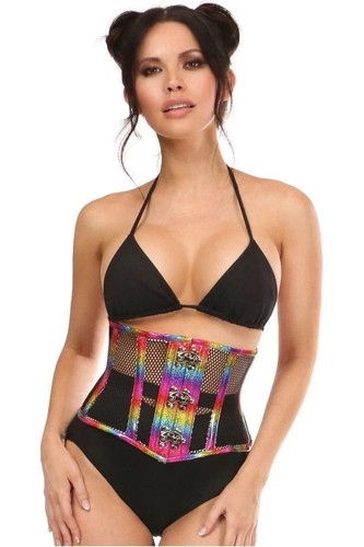Rainbow glitter black - glitter,