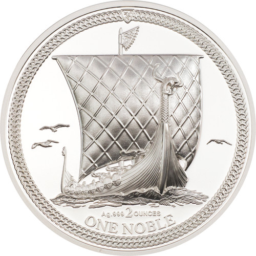 Noble isle man piedfort - 1,