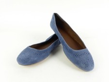 Marc O'Polo Damenschuhe Ballerina Blau Gr. 37 Slipper Halbschuhe Textil (17350)