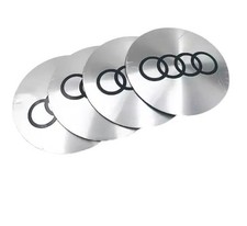 4stk 56mm Radnabenkappen Aufkleber Radkappen Nabendeckel Für audi still