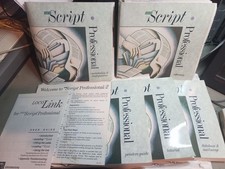 LOCO SCRIPT PROFESSIONAL SOFTWARE GUIDES MANUAL IBM PC VINTAGE RETRO 1993