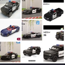 Konvolut 8x Police Car Polizei