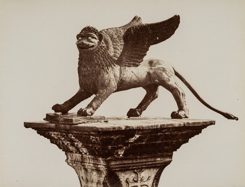 Markuslöwe der piazzetta - der,