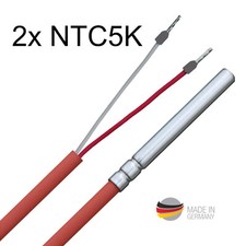 2 Stück NTC5K / NTC 5K Temperaturfühler Temperatursensor Widerstandsthermometer