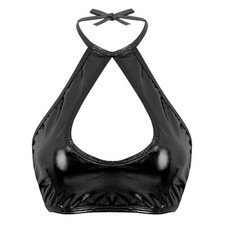 Damen Ballettkleid Pailletten Eiskunstlauf Kleid Ein-Schulter Tanz Body Trikot