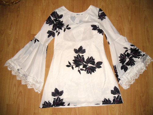 Boho tunika bluse - tunika, minikleid