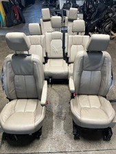 Ledersitze Sitze Leder beige