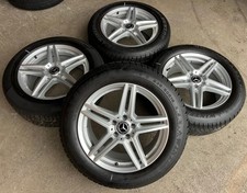 4 ALUFELGEN 18" MERCEDES C-KLASSE W205 E-KLASSE W211 W213 GLC 253 X204 8x18 ET38