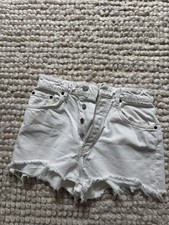 Zara hotpants jeans weiß - hotpants,