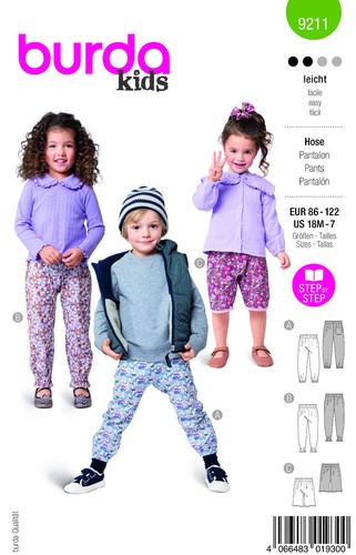 Burda style 9211 hose gr - 9211,