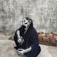 Halloweenkostüm Nazgul Hexenkönig Helm mit Herr der Ringe Handschuhen Gantlet