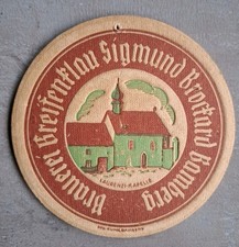Bierdeckel Brauerei Greifenklau Sigmund Brockard Bamberg