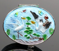 Herausragende Silber Emaille