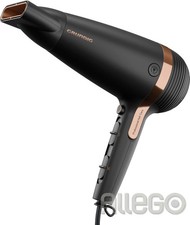 Haartrockner Fön 2100W Ionic Keramik Schwarz Roségold Diffusor 3 Stufen