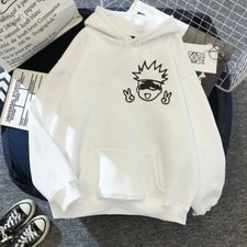 Jungen Anime Hoodie Lustig