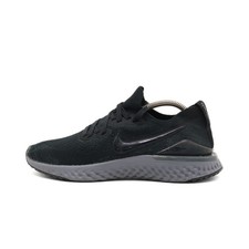 Nike Damen Epic React Flyknit Sneaker Schwarz Grau ämpfung Laufschuhe EU 40