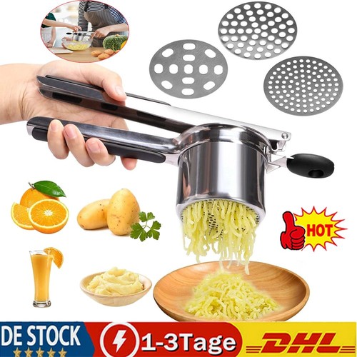 Edelstahl kartoffelpresse - edelstahl,