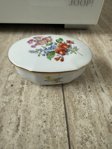Meissen blume deckeldose - meissen, mit