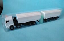 Herpa Iveco trakker Weiss mit wechselpritchen Umbau Eigenbau 1:87 HO Hängerzug