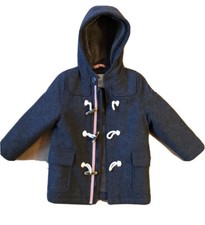 Petit Bateau Dufflecoat grau-