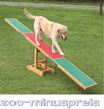 Agility Wippe aus lasiertem Kiefernholz, 300x54x34 cm bis 80 kg Tiergewicht
