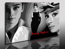 Bild auf Leinwand "Audrey