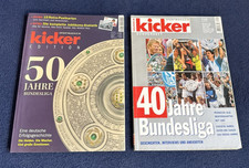 Sportmagazin Kicker Edition 50 Jahre Bundesliga + Kicker Sonderheft 40 Jahre