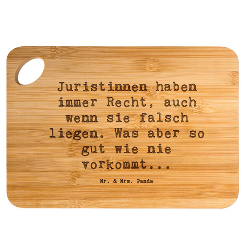 Schneidebrett spruch juristin - spruch,