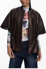 DESIGUAL Poncho Damen braun