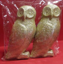 Glitzer-Dekoration Eule 2