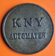 KNY Automaten Wertmarke – Token 5 – Spielautomat / Verpflegungsautomat
