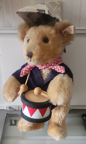 Steiff trommler bär 1997 - trommler,