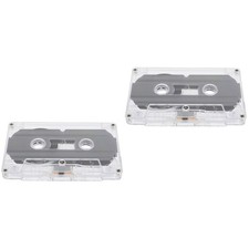  2 Pack Audio Kassette Tonbandkassette Blankaudio-Aufnahmekassette